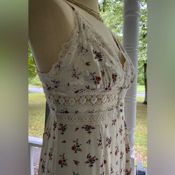 Intimately by Free People Floral Lace Trim Dress - Picture 5 of 14